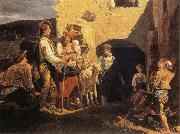 Ferdinand Georg Waldmuller The Last Calf oil painting